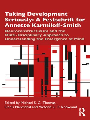 cover image of Taking Development Seriously a Festschrift for Annette Karmiloff-Smith